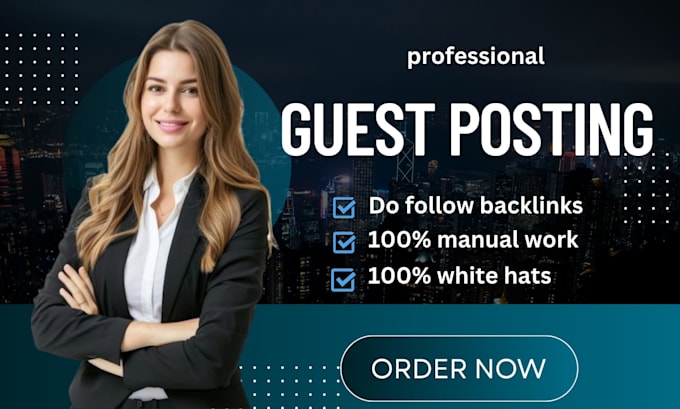 build high da SEO backlinks through guest posts