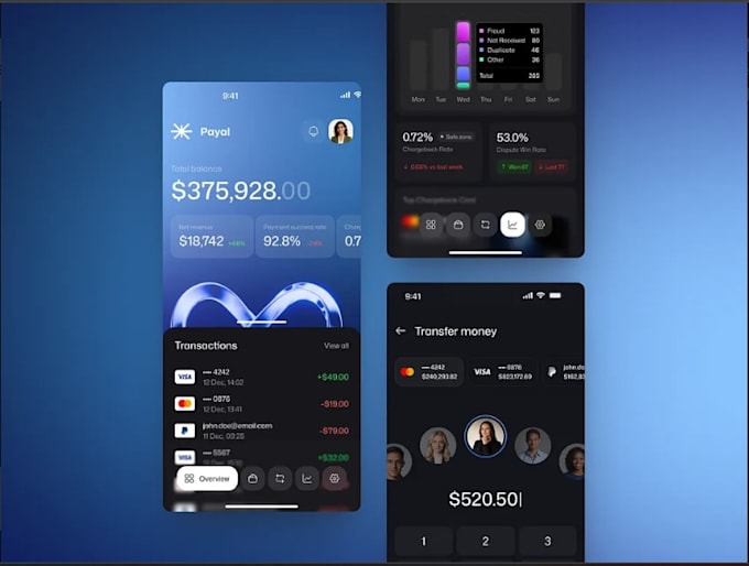 develop fintech app money transfer app bank app  loan app payment app