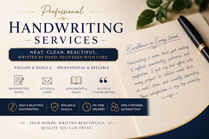 write anything with my beautiful handwriting