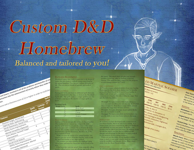 create custom dnd 5e homebrew that is balanced