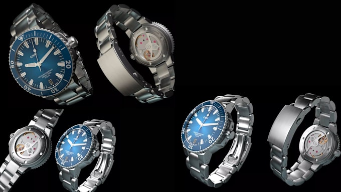 create custom 3d watch designs and realistic renders