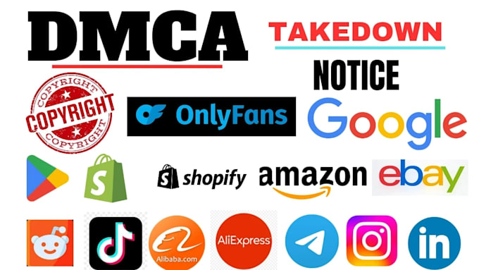 remove copyright, infringing , violating content under dmca
