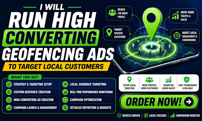 Run high converting geofencing ads to target local customers by Amos ...