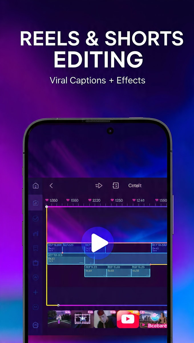 edit viral reels and shorts with captions