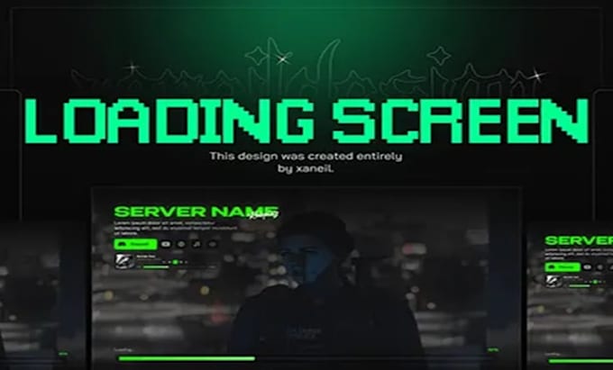design unique animated discord, fivem server logo and banner