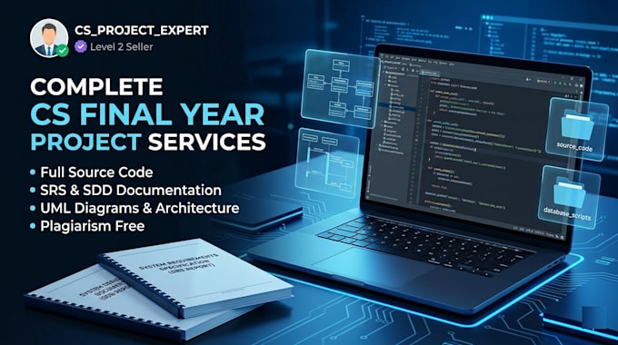 create srs sdd report and source code of fyp projects for cs students