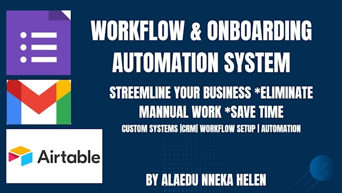 build workflow and onboarding automation system