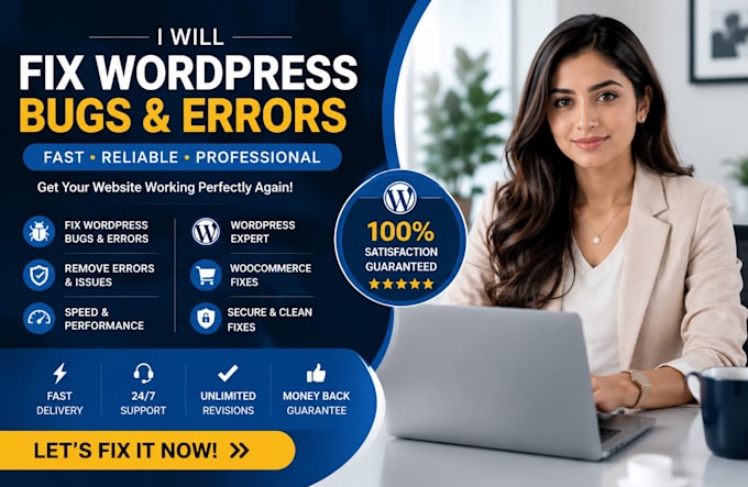 fix wordpress issues,wordpress errors,wordpress bug fix,fix critical errors