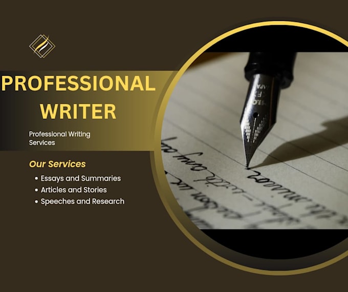 write professional essays, summaries and articles