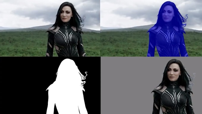 do rotoscoping, green screen removal, and chroma key vfx