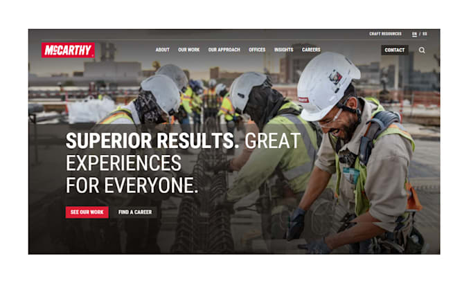 design a high converting construction and building materials website rfq form