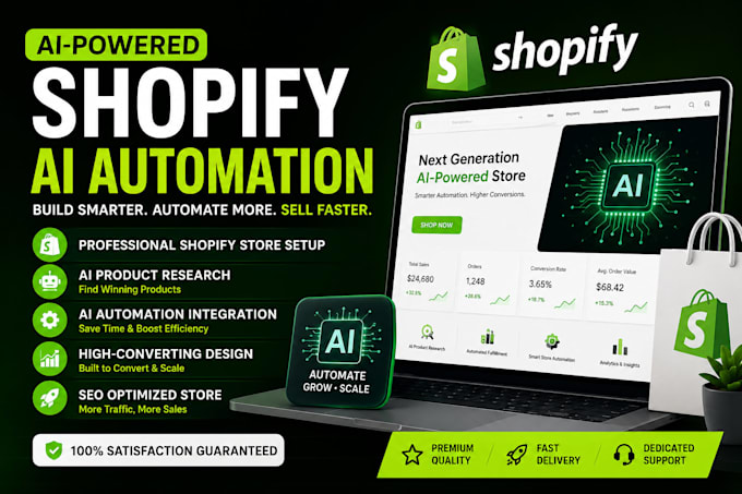 create a high converting shopify store using ai tools