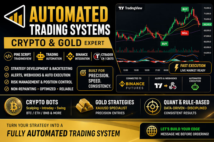 develop custom strategies, arbitrage bot, futures trading, binance trading bot
