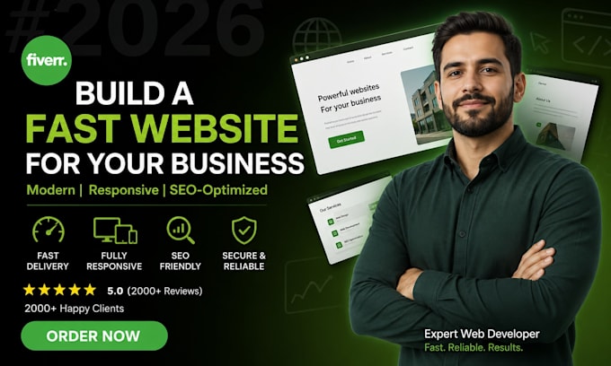 build a fast website for a business