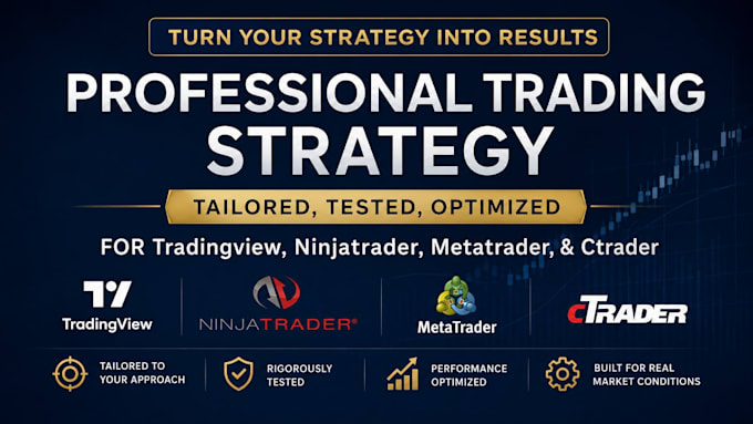 develop trading strategies for tradingview, ninjatrader, metatrader, and ctrader