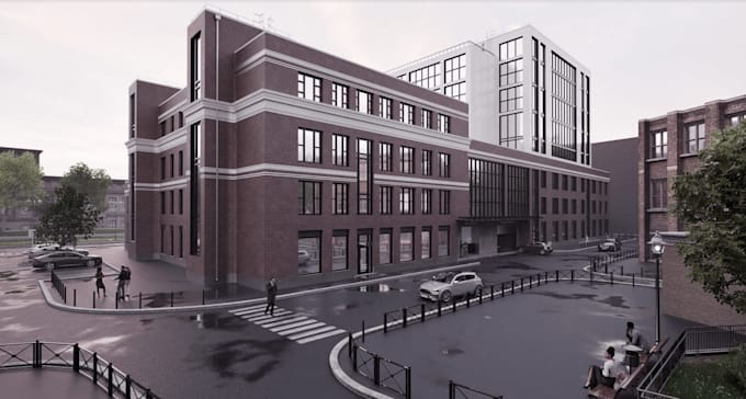 point cloud scan to revit bim model, remodel exist building for renovation, cgi