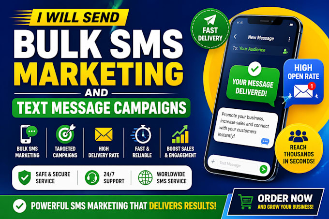 send bulk SMS marketing and text message campaigns