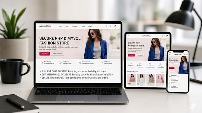 develop a custom PHP marketplace or ecommerce store