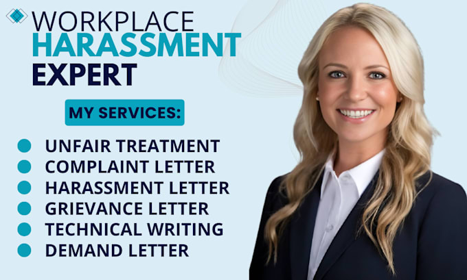 write workplace harassment complaint letter employment law