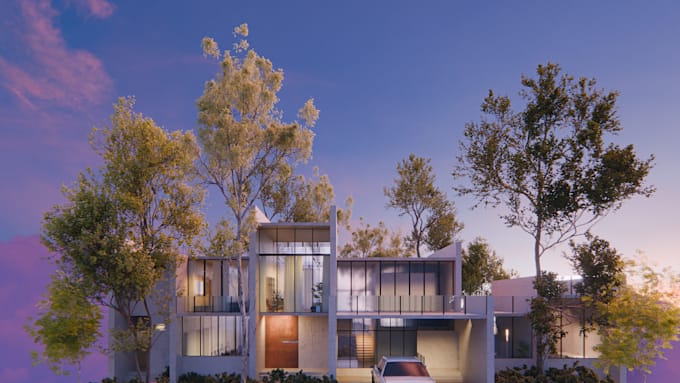 create 3d architectural rendering and motion animation