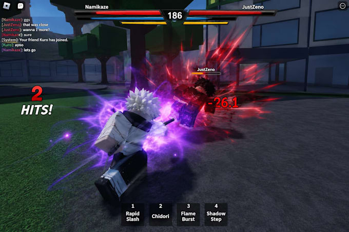 create anime fighting systems for roblox games