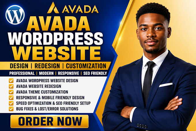 develop avada wordpress website customize avada website with avada theme