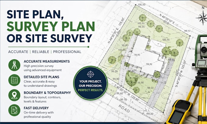 do geodetic survey, topography survey, construction survey, plot plan, deck plan