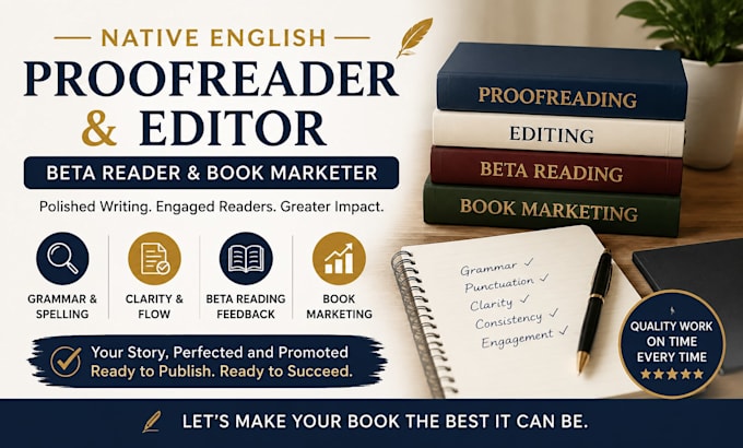 polish and elevate your manuscript with expert english proofreading