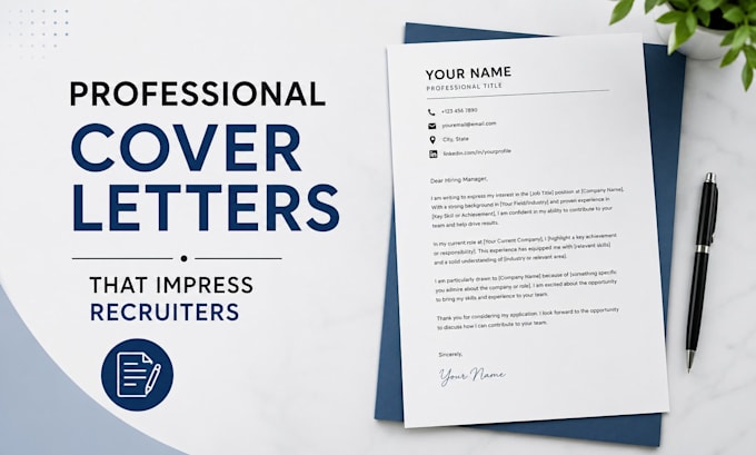 write a professional cover letter for any job application