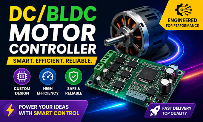 design dc, bldc, pwm and brushless motor controllers and drive optimization