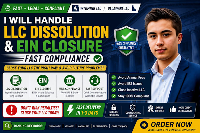 handle llc dissolution and ein closure fast compliance