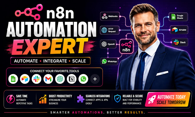 create n8n automation n8n ai agent automation n8n workflow n8n api integration