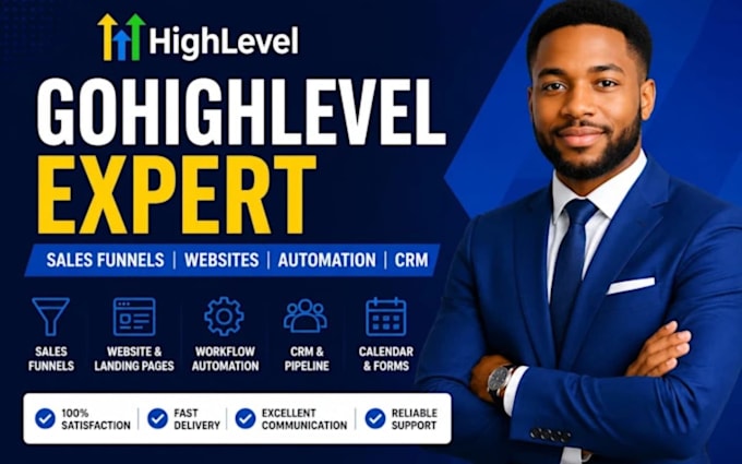 ghl gohighlevel expert, zapier make n8n automation,  gohighlevel landing page