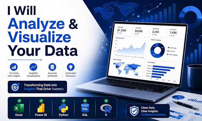 Clean, analyze, and visualize your data professionally by Databyqasim ...