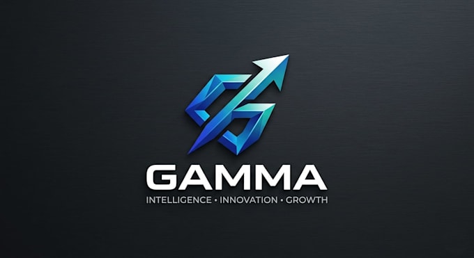 design a modern and intelligent gamma inspired logo for your brand
