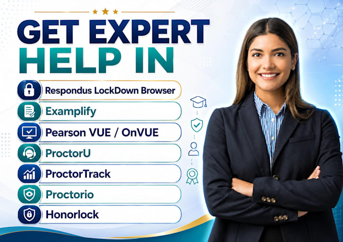 lockdown browser, exemplify, honorlock, proctorio, proctoru and proctored final