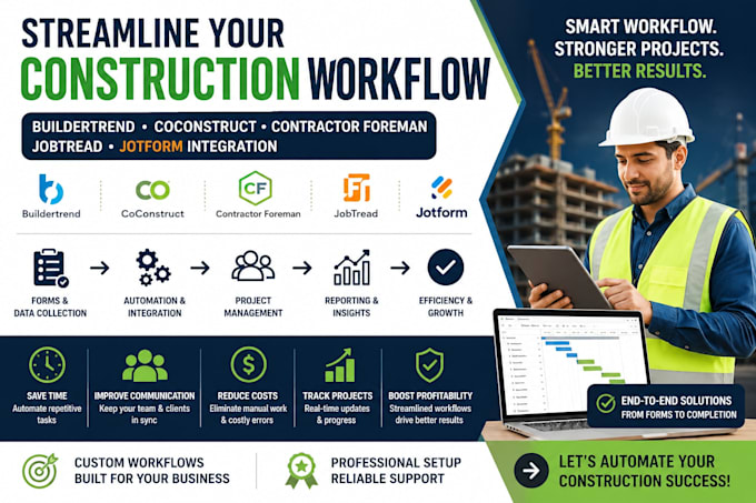 buildetrend workflow coconstruct contractor foreman jobtread jotform integration