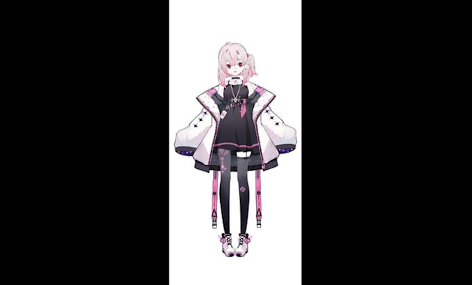 design male female anime vtuber model live2d and rigging for vtube studio
