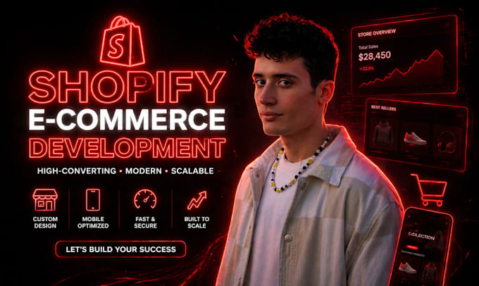 build a professional and optimized shopify store