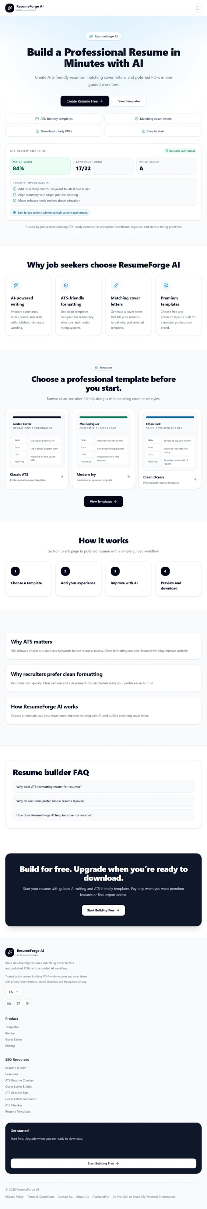 create a website for your business
