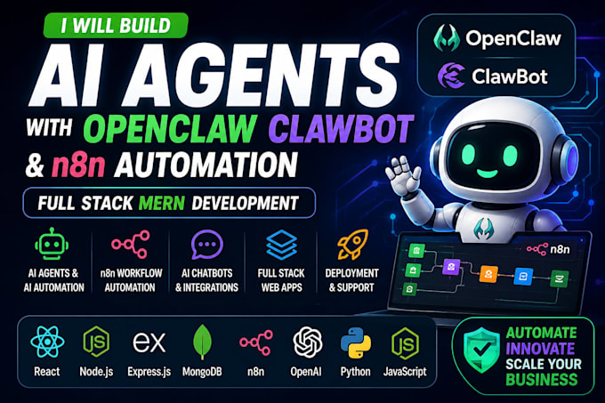 build ai agents with openclaw clawdbot n8n automation