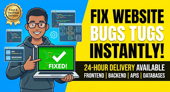 fix frontend and backend bugs in your web application