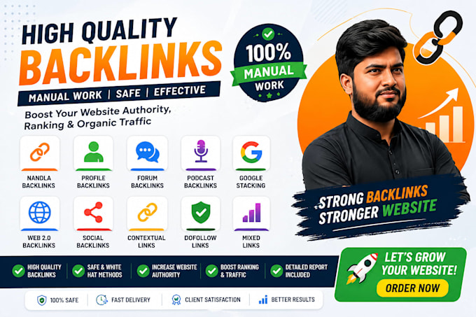 create high quality nandla and SEO profile backlinks