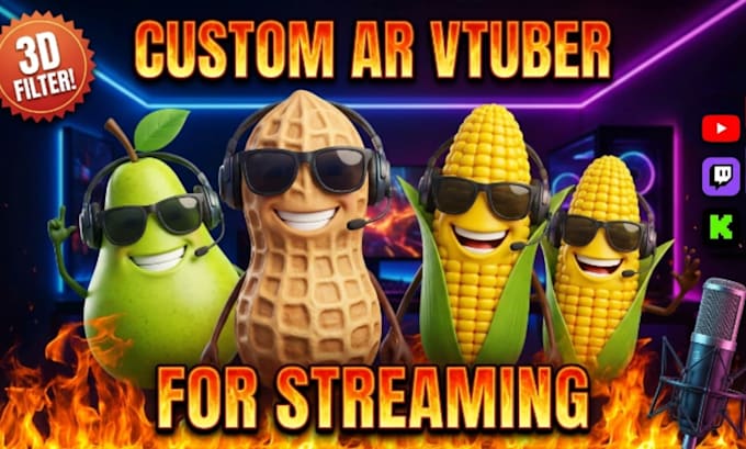 3d ar vtuber filter snap camera streaming avatar face tracking streamfog arkit