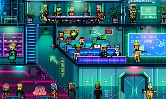 do custom  pixel art logo character and 8bit icons for you