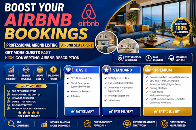 professionally manage and optimize your airbnb listing for maximum