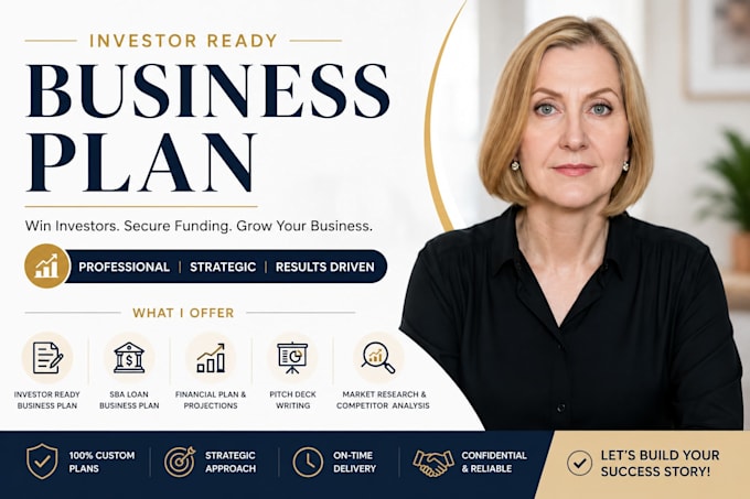 write investor ready business plan with financial plan