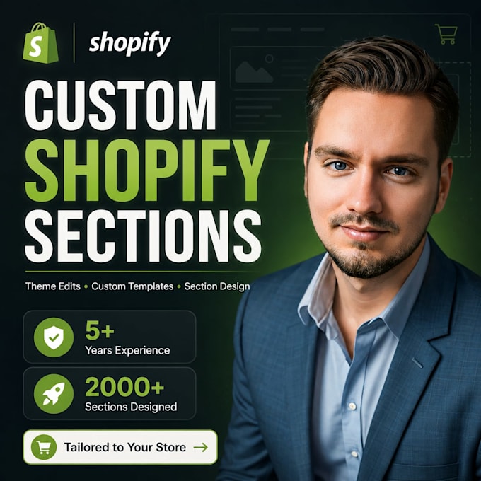 create custom shopify sections to fit your needs