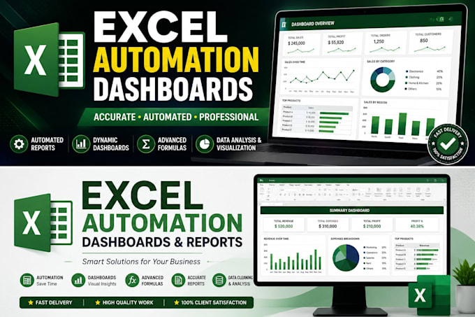 automate excel reports dashboards and calculations