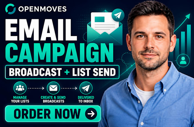 setup openmoves email campaign openmoves broadcast openmoves list send